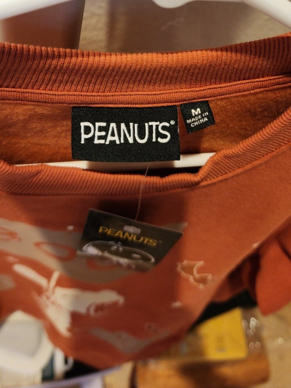 Peanuts Orange 'Boo!' Snoopy Halloween Sweatshirt - Picture 3 of 4